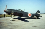 N1K2-Ja Shiden Kai fighter being restored at the National Museum of the United States Air Force, Dayton, Ohio, United States, 17 Mar 2005