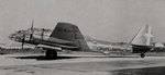 P.108 bomber resting at an airfield, circa 1940s