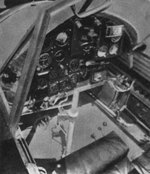 Cockpit of PZL.23 light bomber, circa 1930s