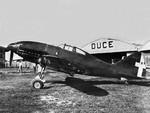 Re.2001 Falco II fighter modified to be a dive bomber with a 250kg bomb, 1940s