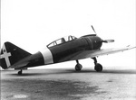 Re.2002 Ariete aircraft at rest, 1940s