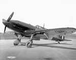 Re.2005 Sagittario aircraft at rest, Italy, circa late 1942