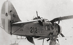 Ro.37 Lince aircraft aboard a naval vessel, circa 1940s