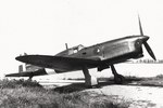 SAI.207 light fighter resting at an airfield, 1940