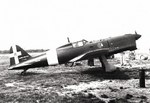 SAI.207 light fighter resting at an airfield, circa 1940s