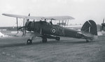 Swordfish aircraft resting at an airfield, circa 1930s