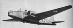 Wellington bomber in flight, circa 1940