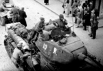 Soviet T-34-85 tank of 36th Guards Tank Brigade of Soviet 4th Guards Mechanized Corps in Belgrade, Yugoslavia, late Oct 1944