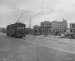 Destroyed buildings, Tokyo, Japan, Oct 1945