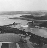 Möhne Dam breached after the previous day