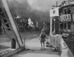 Japanese soldier at Haizhu Bridge, Guangzhou, Guangdong Province, China, 22 Oct 1938