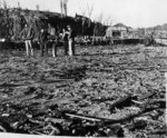 Burned vegetation, Nagasaki, Japan, mid-1946