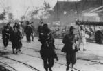 Survivors of the atomic bombing of Nagasaki, Japan, 10 Aug 1945