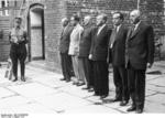 Political prisoners at Oranienburg Concentration Camp, Brandenburg, Germany, Aug 1933