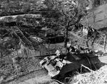 M10 Wolverine tank destroyer of 701st Tank Destroyer Battalion of US 5th Army at near Monte Terminale, Italy, 3 Mar 1945