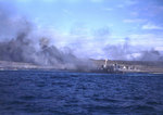 A LCS(L) fired from close to Iwo Jima shore, 19 Feb 1945