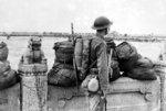 Chinese sentry at the Lugou Bridge, Beiping, China, Jul 1937