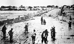 Japanese troops at Lugou Bridge, near Beiping, China, Jul 1937, photo 3 of 4