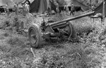 Japanese 47mm gun, captured east of Tumon Bay, Guam, Mariana Islands, circa Jul-Aug 1944