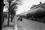 Preparing barrage balloons on Bolshaya Ordynka Street, Moscow, Russia, 1 Nov 1941