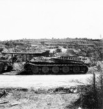 German Tiger II tank near Vimoutiers, Orne, Basse-Normandie, France, circa Jun-Jul 1944