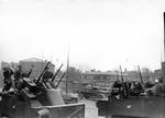 Soviet M-17 vehicles in the streets of Danzig, late-Mar 1945