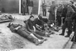 British prisoners of war, Saint-Nazaire, France, late Mar 1942