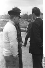 British prisoners of war, Saint-Nazaire, France, 28 Mar 1942