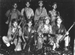 US Marine code talkers on Bougainville, Solomon Islands, Dec 1943