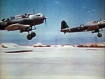 SB2U-3 Vindicator aircraft of US Marine Corps squadron VMSB-241 taking off from Eastern Island, Midway Atoll, 4-6 Jun 1942, photo 3 of 3