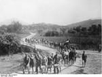 Hitler Youths marching near Shanghai, China, circa 1935