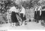 Members of Hitler Youth and League of German Girls in Tianjin, China, circa 1935