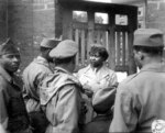 African-American Private 1st Class Ruth L. James of the 6888th Central Postal Directory Battalion, Women