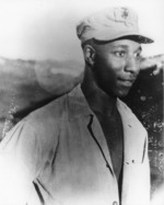 African-American US Marine John R. Griffin, circa 1943