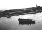 African-American US Marines in amphibious landing exercise, Camp Lejeune, Jacksonville, North Carolina, United States, Feb 1945