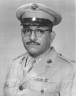 Portrait of African-American US Marine Colonel Joseph H. Carpenter, circa 1961