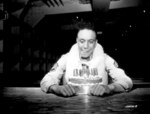 African-American US Army sergeant celebrating his 19th birthday, May 1942