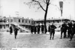 SS personnel at Dachau Concentration Camp during SS-Reichsführer Heinrich Himmler