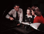 American women in aeronautics class held at Washington High School, Los Angeles, California, United States, Nov 1942; Ralph Angar was the instructor