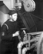 An African-American seaman in the US Maritime Service, date unknown