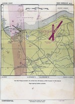 Aviation Approach Chart for Naval Air Station Kahului, Maui, US Territory of Hawaii, dated 1 Jul 1944