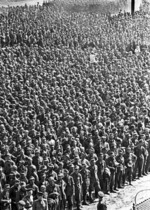 German prisoners of war in Moscow, Russia, 15 Jul 1944