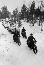 Soviet scout motorcycles and armored cars, 1941-1945