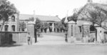 The entrance of the headquarters of the Kiirun Heavy Artillery Brigade of the Japanese Taiwan Army, Kiirun, Taiwan, circa 1920