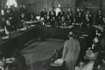 Subhash Chandra Bose speaking at the Greater East Asia Conference, Tokyo, Japan, 5 Nov 1943, photo 1 of 2