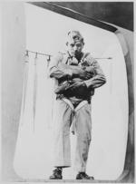 Ira Hayes at Parachute Training School, Camp Gillespie, El Cajon, California, United States, 1943