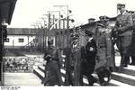 Heinrich Himmler visiting the Mauthausen Concentration Camp in Austria, 27 Apr 1941, photo 2 of 2