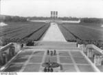 Adolf Hitler, Viktor Lutze, and Heinrich Himmler at a Nazi Party rally, Nürnberg, Germany, 5-10 Sep 1934, photo 2 of 2