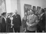 Chancellor Hitler touring the House of German Art, Munich, Germany, 18 Jul 1937