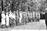 German Army generals Erich von Manstein, Hermann Hoth, and Erhard Raus at the funeral of Major General Walter von Hünersdorff, Jul-Aug 1943